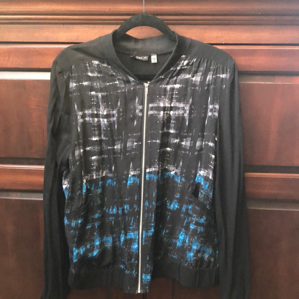Dex Lightweight Black, Blue, Grey Jacket